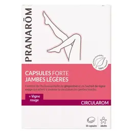 Pranarom Circularom Capsules Forte Jambes Légères 30 unités