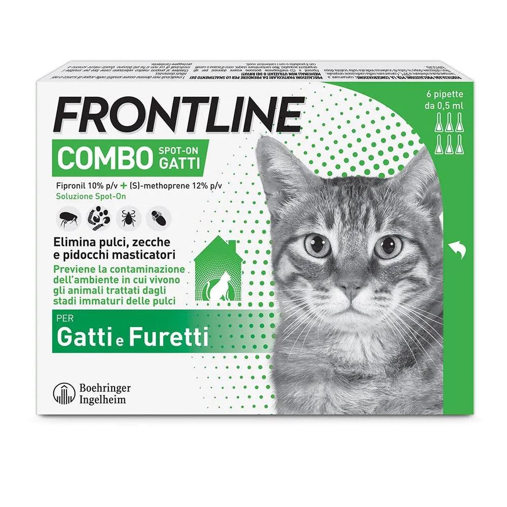 Frontline Spot-On Antiparassitario Per Gatti e Furetti 6 Pipette