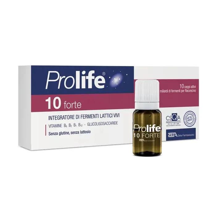 Prolife 10 Forte Integratore Fermenti Lattici Vivi 10 Flaconcini