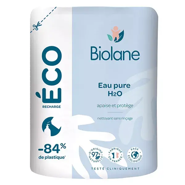 Biolane Bain & Toilette Pure Water H2O Eco-Recharge 400ml