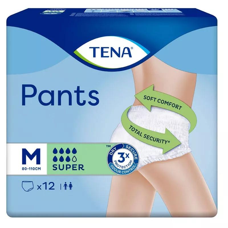 TENA Pants Super Mediano Unisex 12 uds