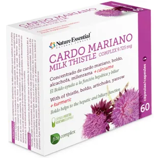 Nature Essential Milk Thistle Complex 9725mg 60 Vegetable Capsules