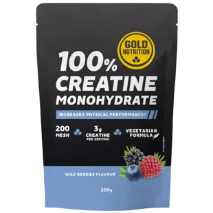 GoldNutrition Creatina Monohidratada Frutas Vermelhas 200 gr