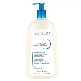 Bioderma Atoderm Crème Douche Lavante Nourrissante Peaux Sèches 1L