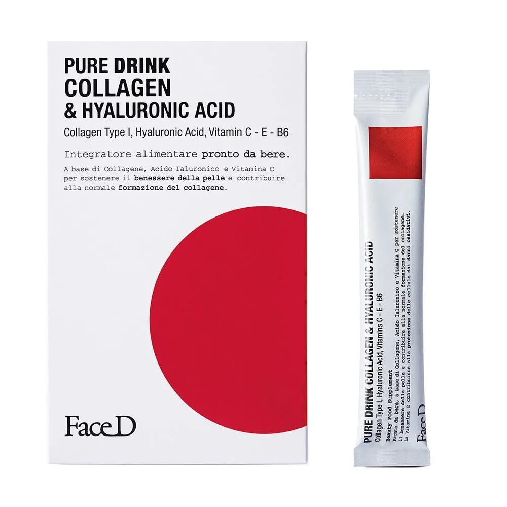 FaceD Pure Drink Collagene & Acido Ialuronico 30x15 ml