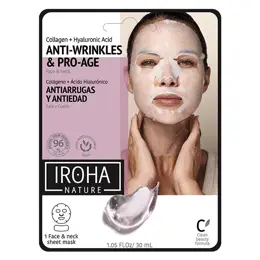 Iroha Nature Masque Visage & Cou Tissu Anti-Âge