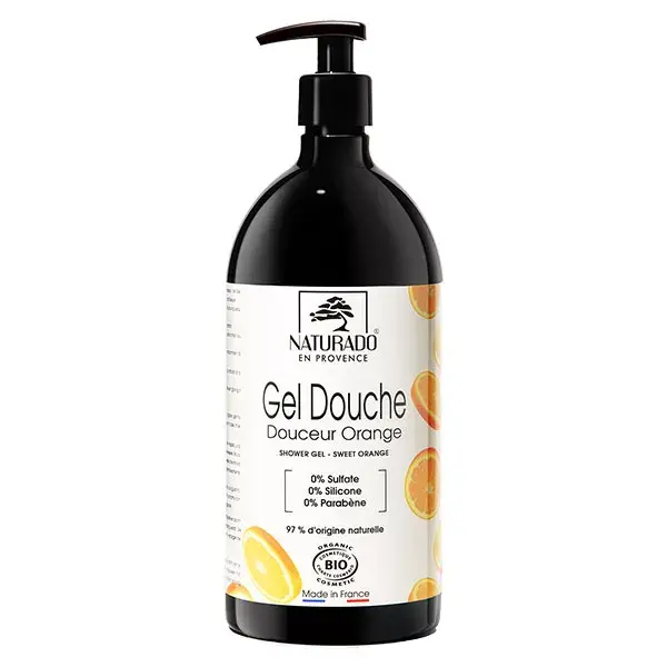 Naturado en Provence Sulphate-Free Orange Shower Gel 1L 
