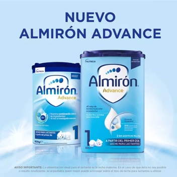 Almirón Advance 1 800 Grs, es una leche de inicio para lactantes