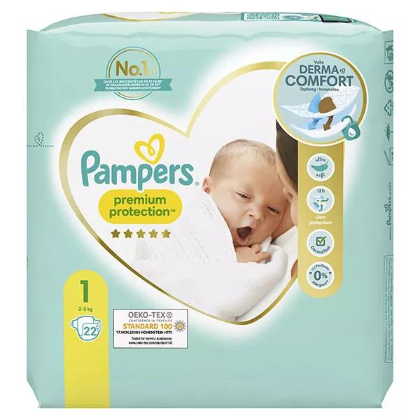 Pannolini Pampers Premium Protection taglia 1 22 unità