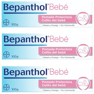 Bepanthol Pomada Protectora Crema Pañal 3x100 gr