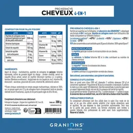 Granions Prokeracys Anti Chute Cheveux 4 en 1 Programme de 3 Mois