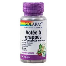 Solaray Actée à Grappes 60 capsules végétales