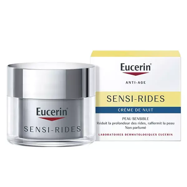 Eucerin Sensi Rides Cuidado Antiarrugas de Noche 50ml