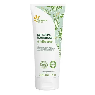 Fleurance Nature - Latte corpo nutriente con aloe vera biologica - Tubo da 200 ml