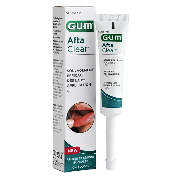 Gum Afta Clear Gel Soulagement Efficace 10ml