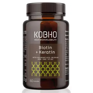 Kobho Labs Biotin + Keratin 60 Kapseln
