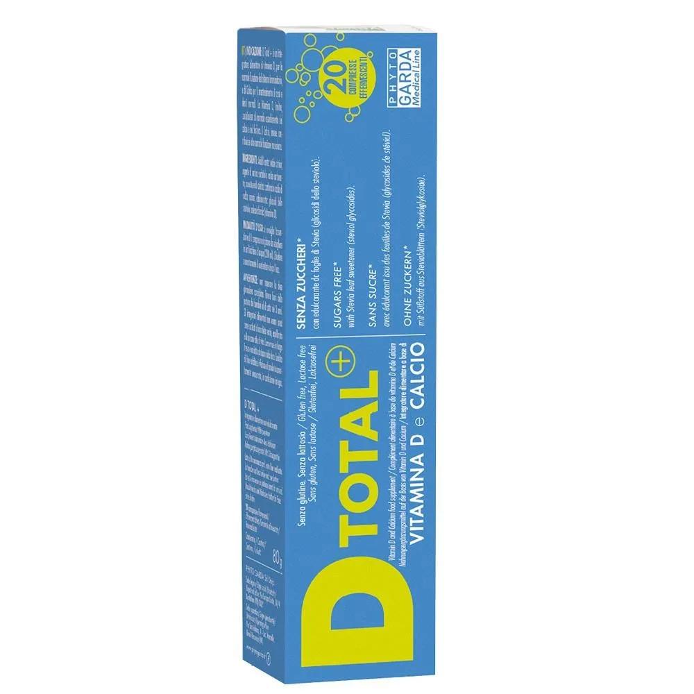 Phyto Garda D Total+ Vitamina D E Calcio 20 Compresse