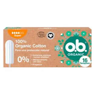 O.b. Super Organic Tampons 16 units