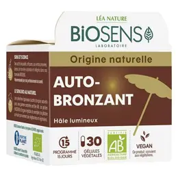 Biosens Auto-Bronzant Bio 30 gélules végétales