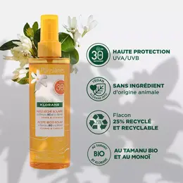 Klorane Monoï & Tamanu Huile Sèche Solaire SPF30 200ml