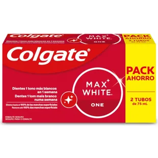 Colgate Max White One Whitening Toothpaste 2x75 ml
