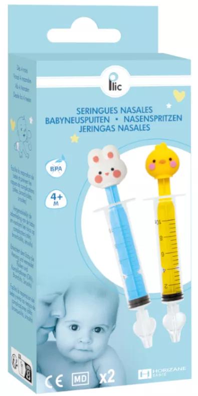 Horizane Sante wiederverwendbare Nasenspülspritze Kanarienvogel und Hase 2 Einheiten