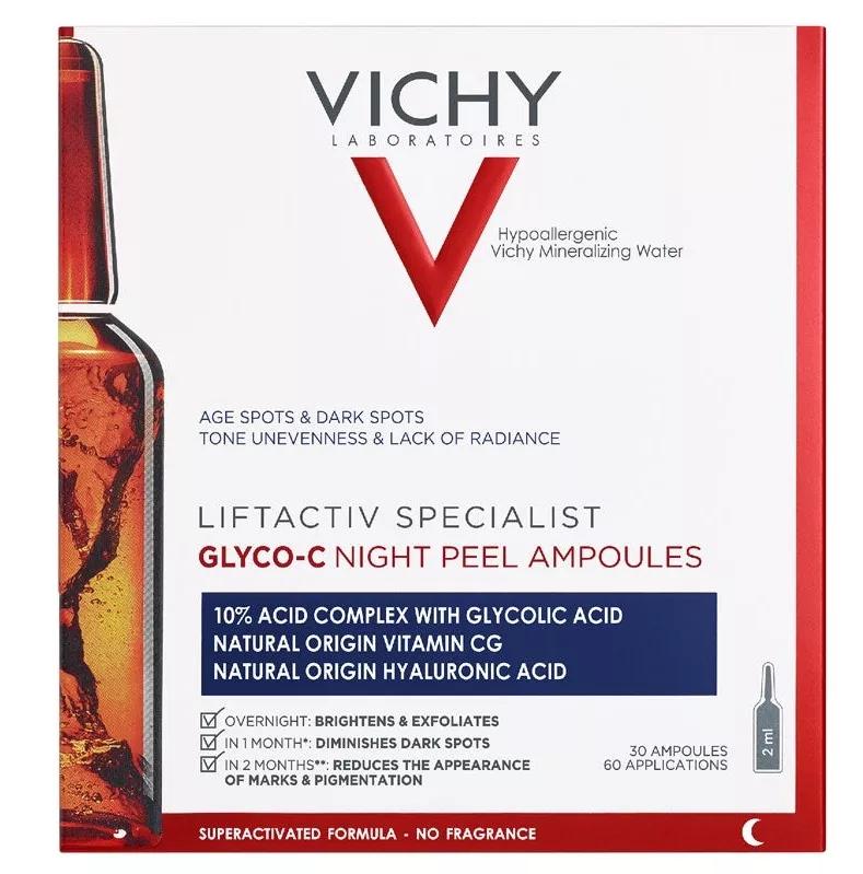 Vichy Liftactiv Ampolas glyco-C Peeling Noite 30Uds X 2ml