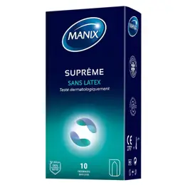 Manix Suprême Sans Latex 10 préservatifs