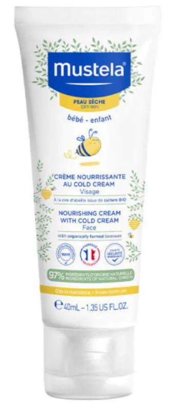 Mustela Cold Cream und Bienenwachs Gesichtscreme 40 ml