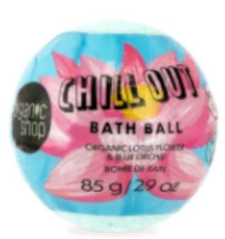 Organic Shop Organic Lotus Flower and Blue Orchid Bath Bomb 85g