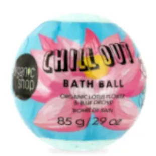 Organic Shop Organic Lotus Flower and Blue Orchid Bath Bomb 85g