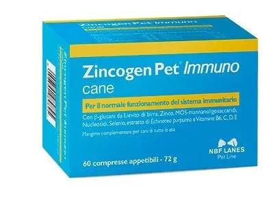 Nbf Lanes Zincogen Pet Immuno Cane Integratore Difese Immunitarie 60 Compresse