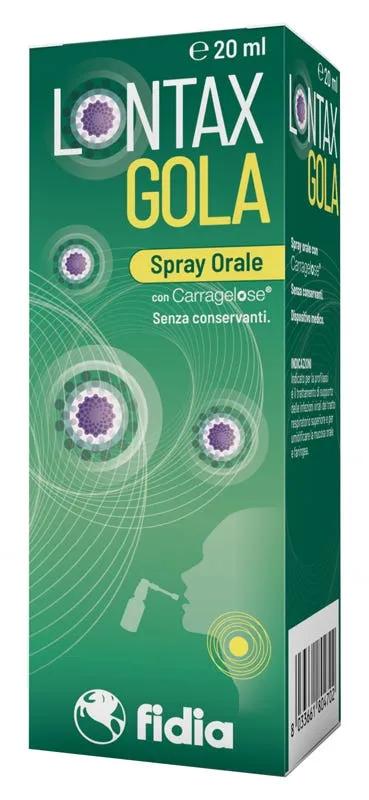 Lontax Gola Spray Orale per Mal di Gola e Tosse 20 ml