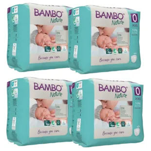 Bambo Nature Diapers T0 (1-3 Kg) 4x24 pcs