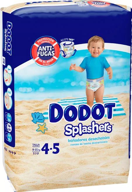 Dodot Fraldas de Banho Splashers T4 (9-15 Kg) 11 uds