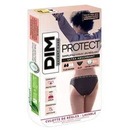 Dim Expert Care Protect Culotte de Règles Forme Slip Flux Moyen Taille 32/34