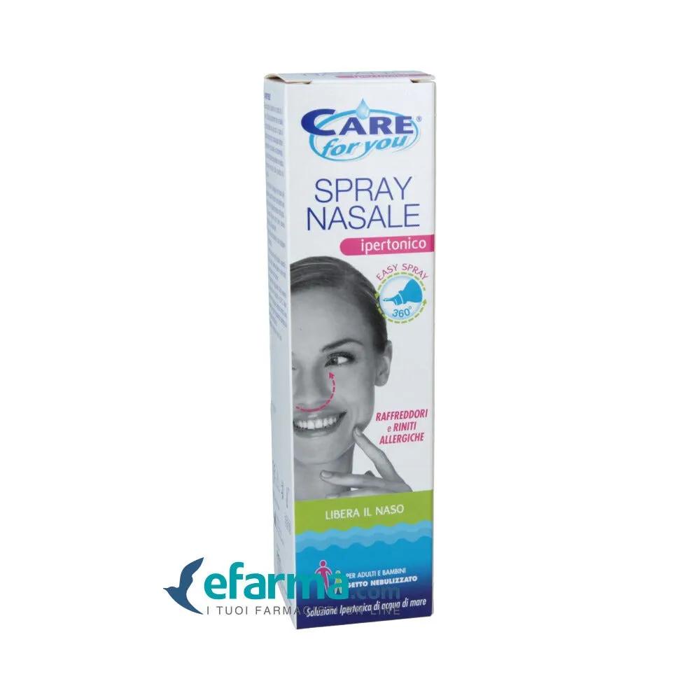 Care For You Spray Nasale Ipertonico con Acqua di Mare 125 ml