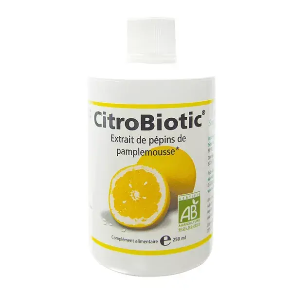 Citrobiotic Extrait de Pépins de Pamplemousse Bio 250ml
