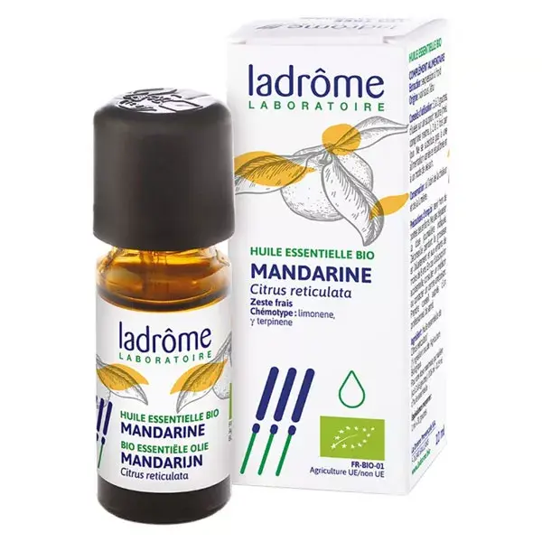 Ladrome oil essential organic Tangerine 10ml