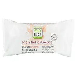 So'Bio Étic Douche Savon Crème Solide Mon Lait d'Ânesse Bio 100g