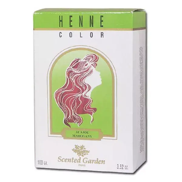 Buy Henna Color Scented Garden henna mahogany 100g Sanareva