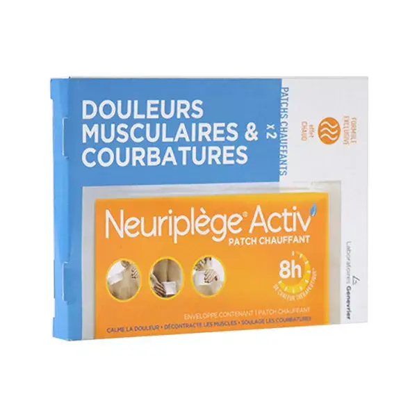 Neuriplege Activ muscle pain and aches 2 heat patches