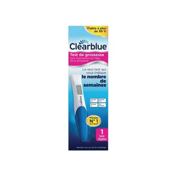 ClearBlue Digital pregnancy Test box 1