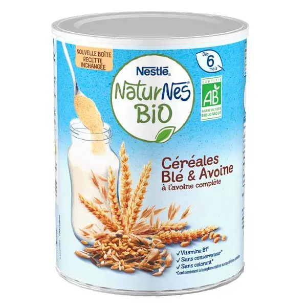 Nestlé Naturnes Harina & Avena Bio 240g