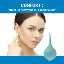 Salva Poire à Lavement Auriculaire Bout Effilé Poire 65ml