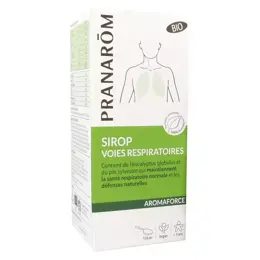 Pranarom Aromaforce Sirop Voies Respiratoires Bio 150ml