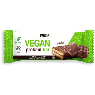 Weider Vegan Protein Bar Chocolate Salgado 1 unidade