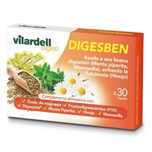 Laboratories Vilardell Digest Digesben 30 Capsules.