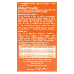 Petit Chêne Sirop Appétit 125ml