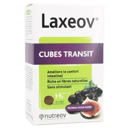 Nutreov Physcience Laxeov Cubes Transit Pruneau Figue Raisin 10 cubes